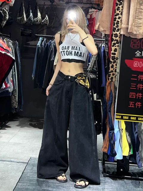 Black Vintage Top #0425
