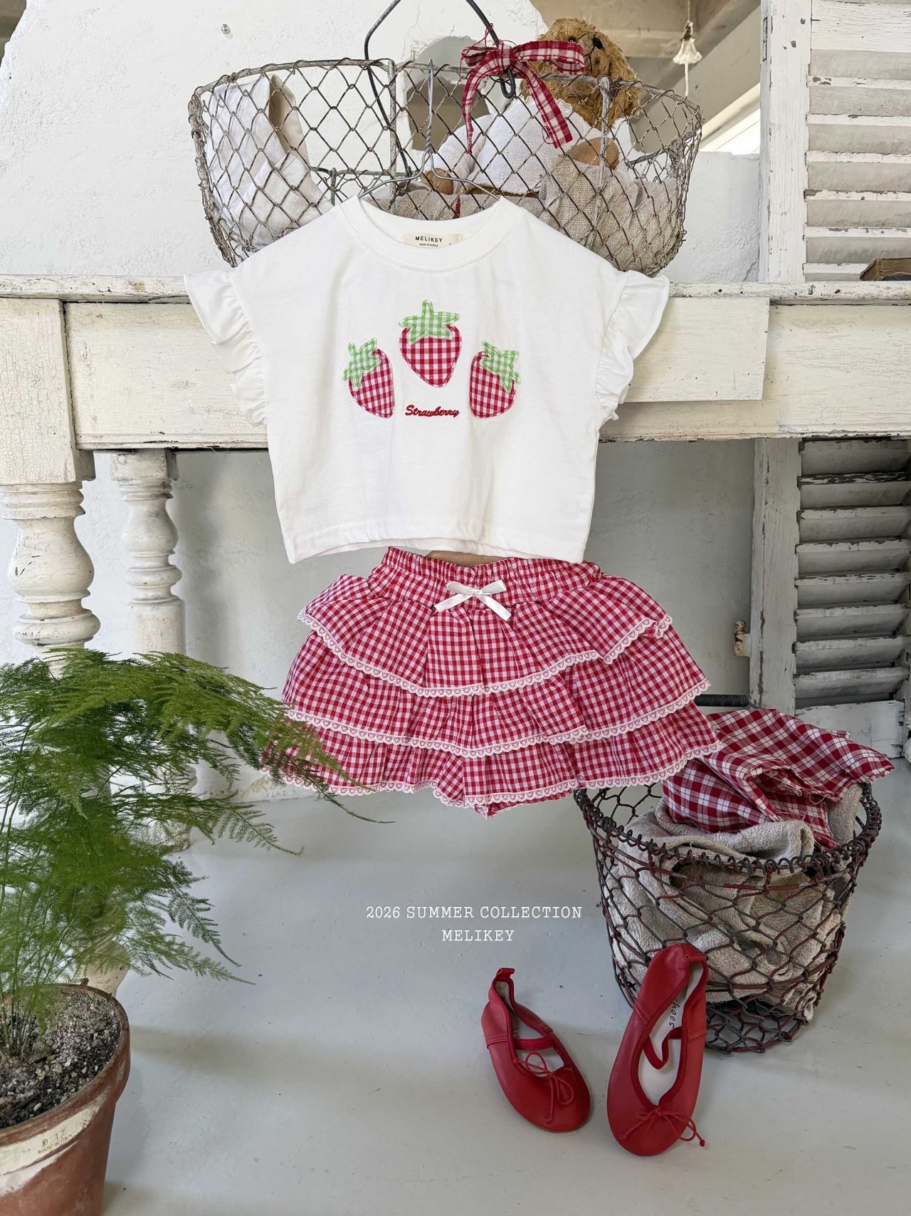 Checkered Tiered Pants