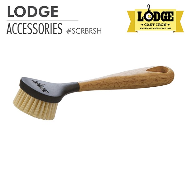 🔥🔥【日本直送《LODGE》鑄鐵鍋專用長柄清潔木刷】