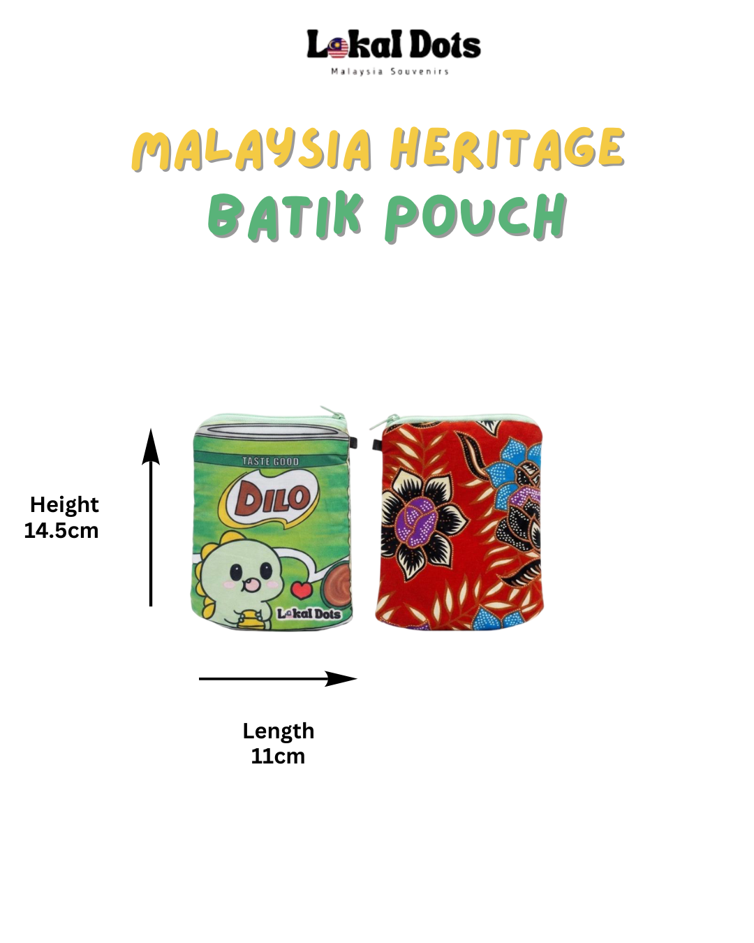 LD46 - Malaysia Heritage Batik Pouch (Dilo)