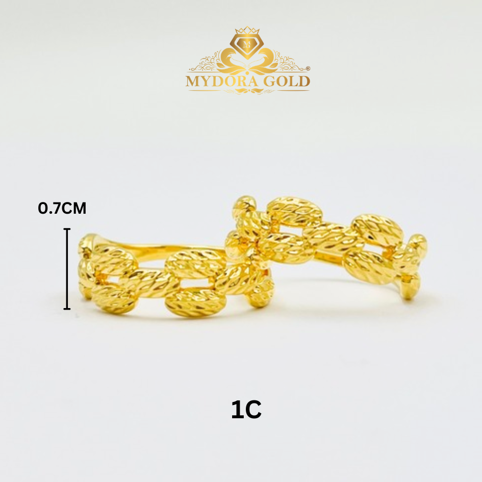 MYDORA Cincin Sauh Pahat (5G) l EMAS 916/22K
