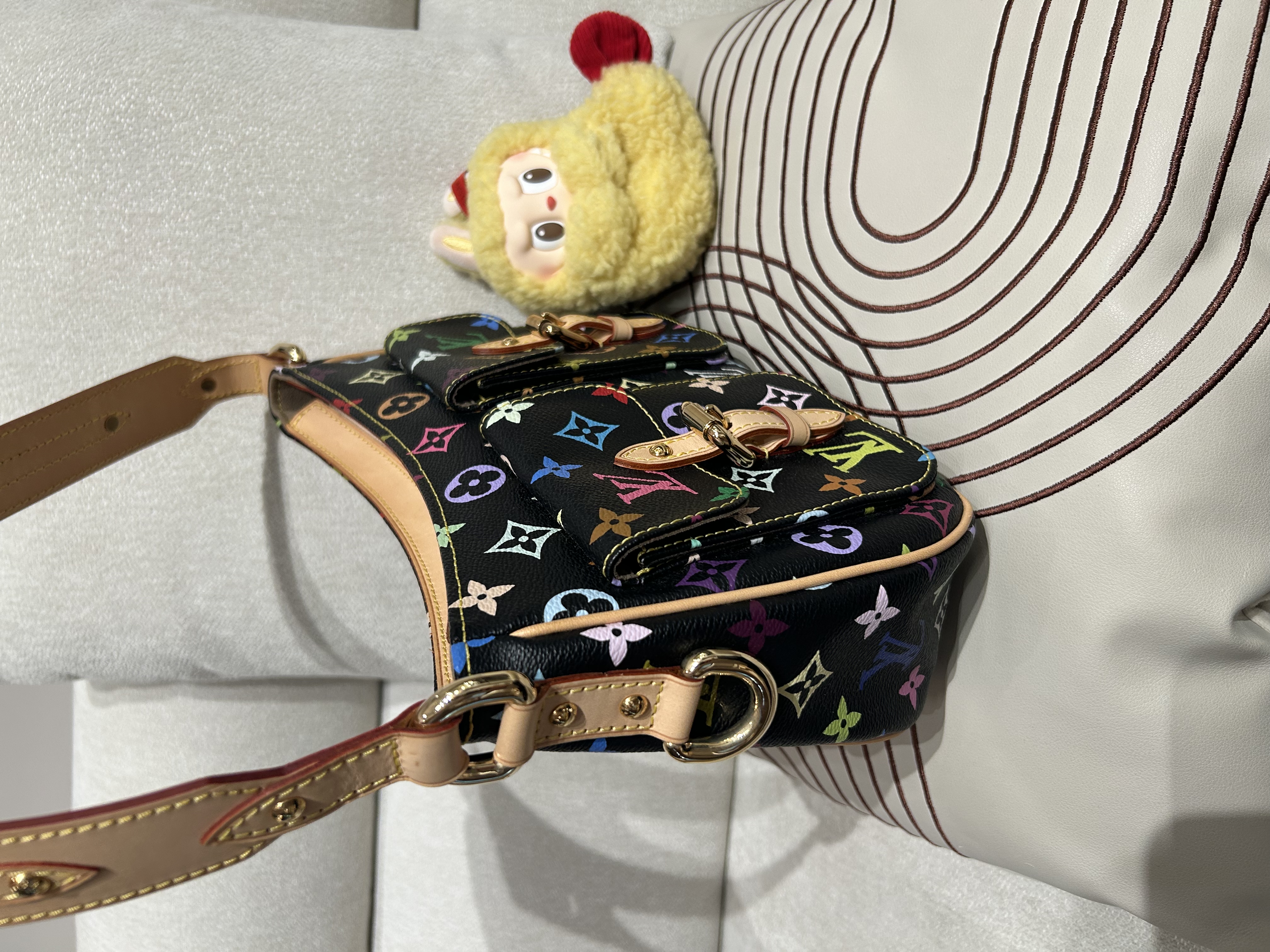 Lv Lodge PM 村上隆Shoulder Bag M40054 限量版珍藏,100%Authentic , 未使用品 ✅Dust bag ✅box  