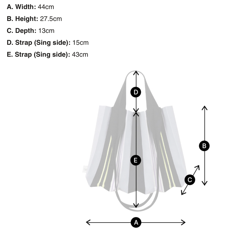 PLEATSMAMA New 2 Way Bag 兩用購物袋 (Ever Green)