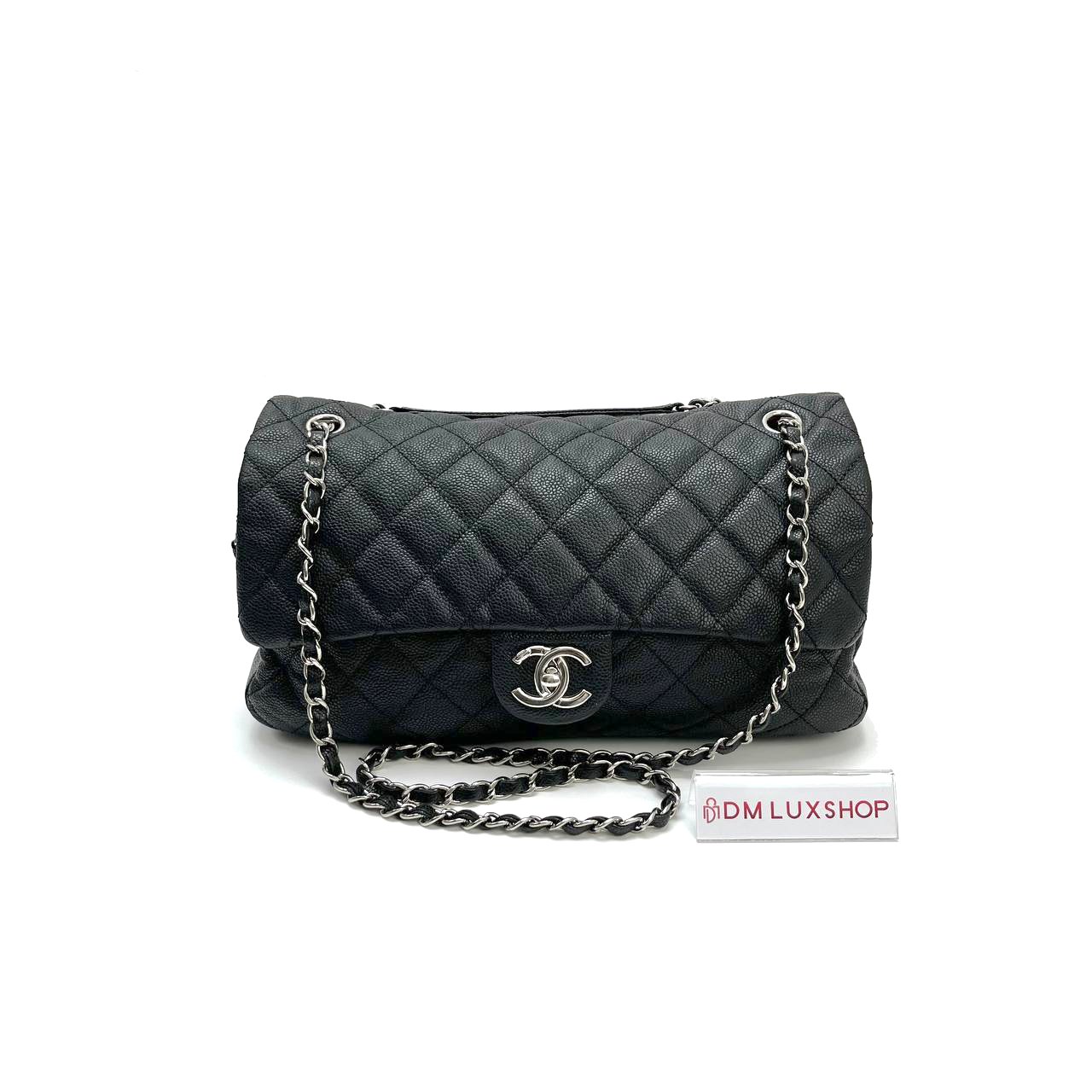 Chanel Black Caviar Flap Bag SHW (Serial 18)