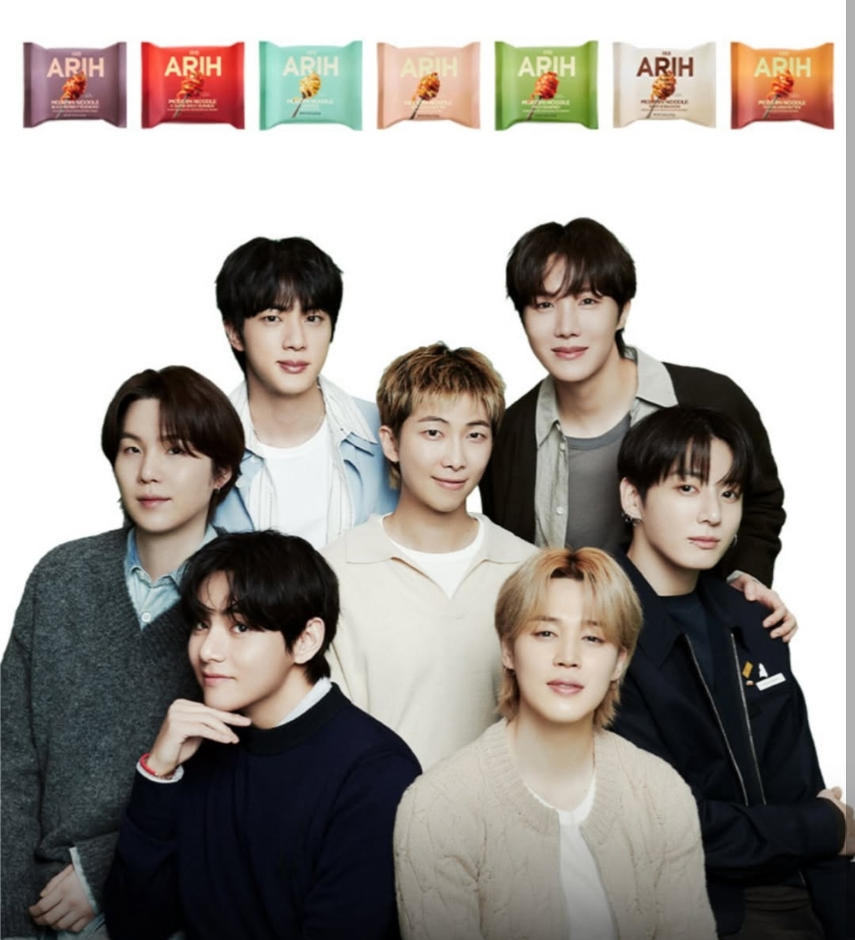 韓國🇰🇷直送✈️BTS 聯乘款 - ARIH Modern 拉麵 130g (1袋4入)