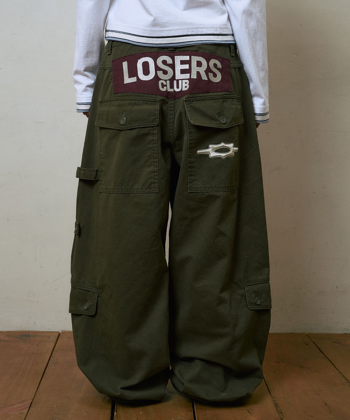 🇰🇷訂購｜LOSER CLUB 26SS｜Multi-cargo pocket wide cotton pants 4色