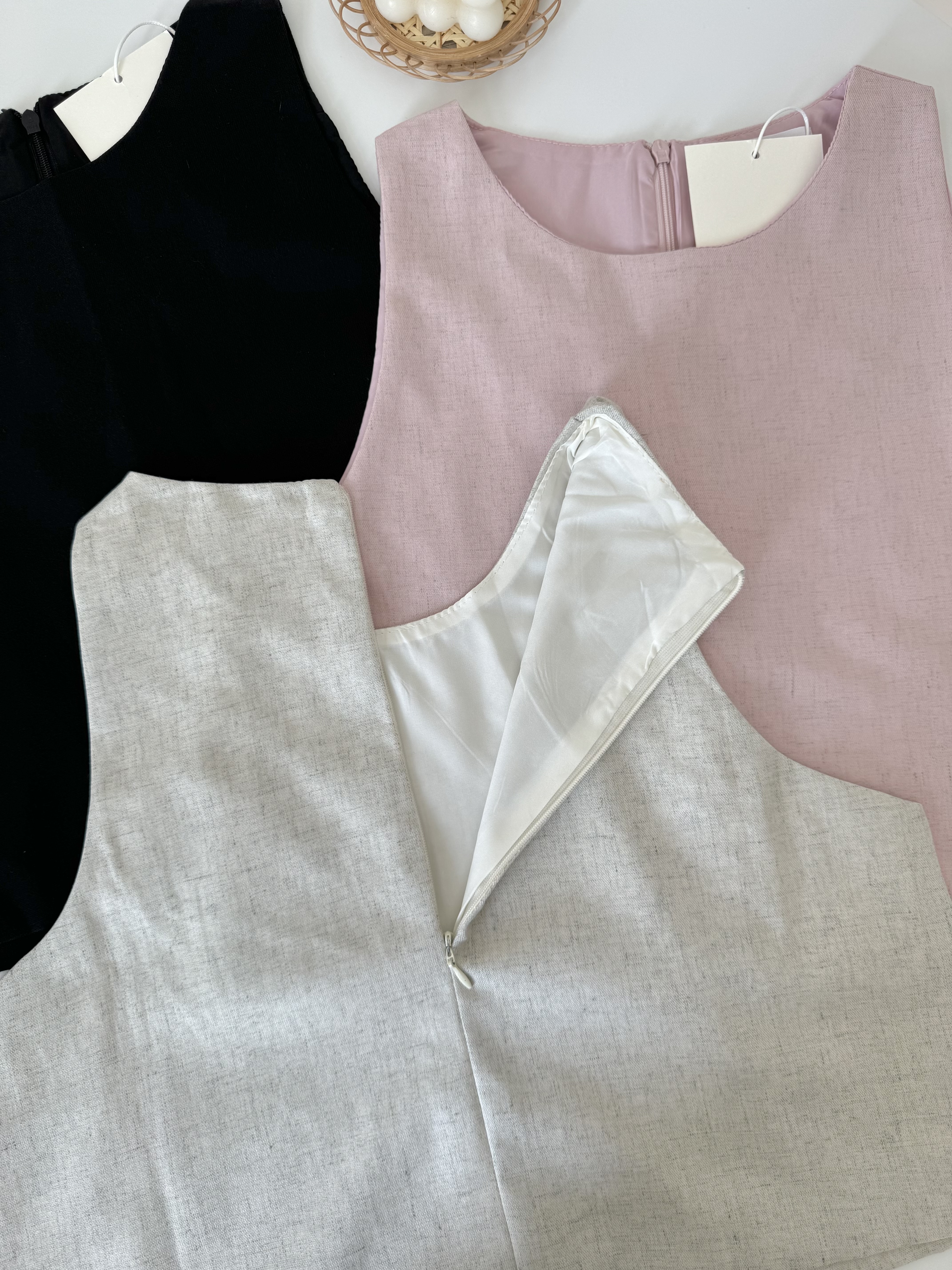 Jolie Suit Top 背心式西装上衣（ 3 Colours )