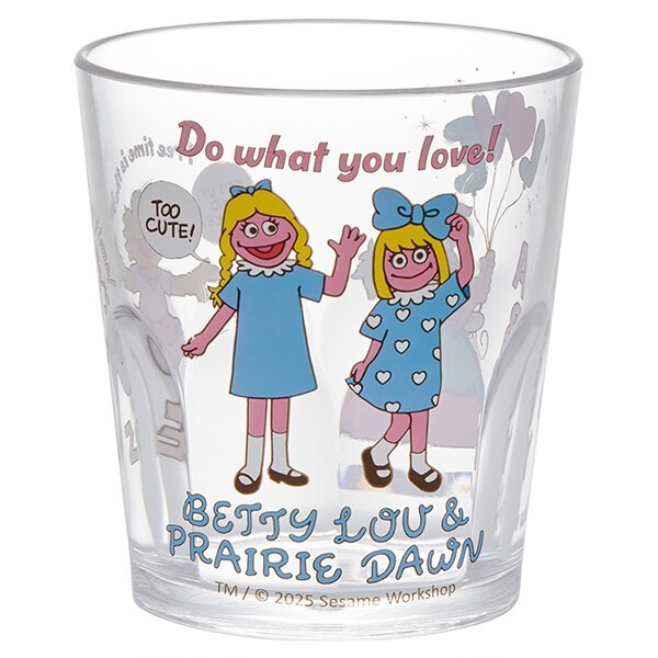 Skater 芝麻街女孩透明水杯 280ml - 02260077