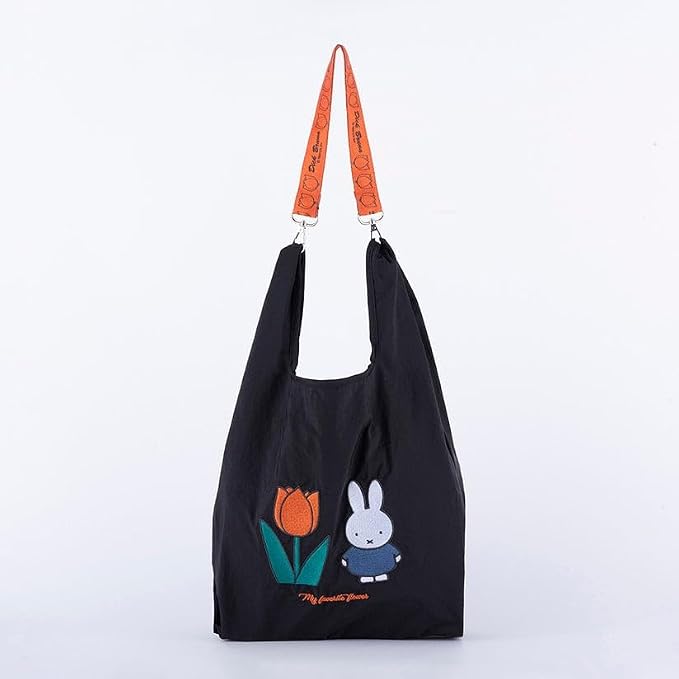 🆕【⭐訂購⭐】🌀 🇯🇵 日本直送 #Miffy 可拆卸肩帶 刺繡 單肩包/購物袋［3款選］🌀 [ELCD-0142][261019]