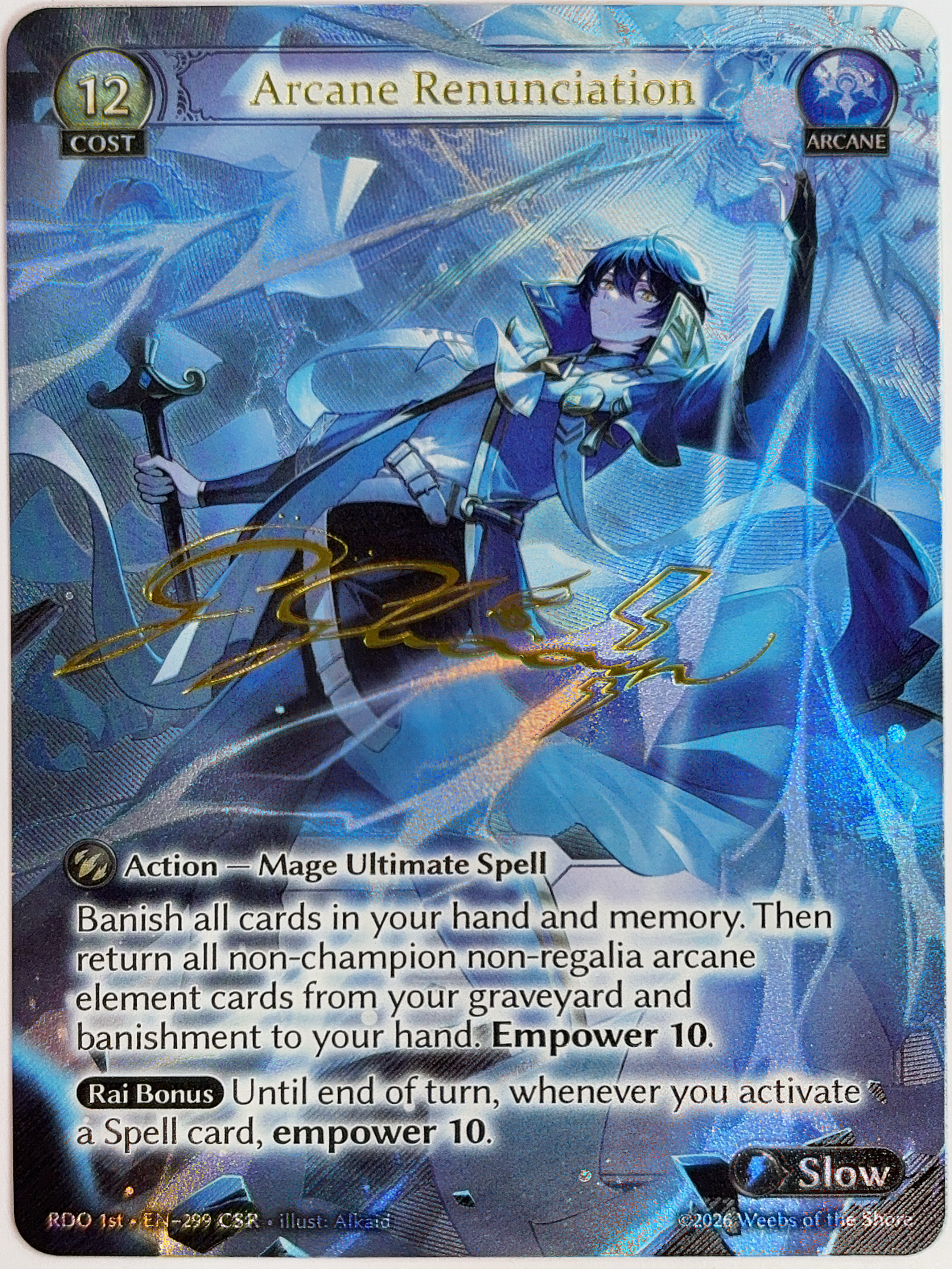 Arcane Renunciation (CSR) - Radiant Origins (RDO)