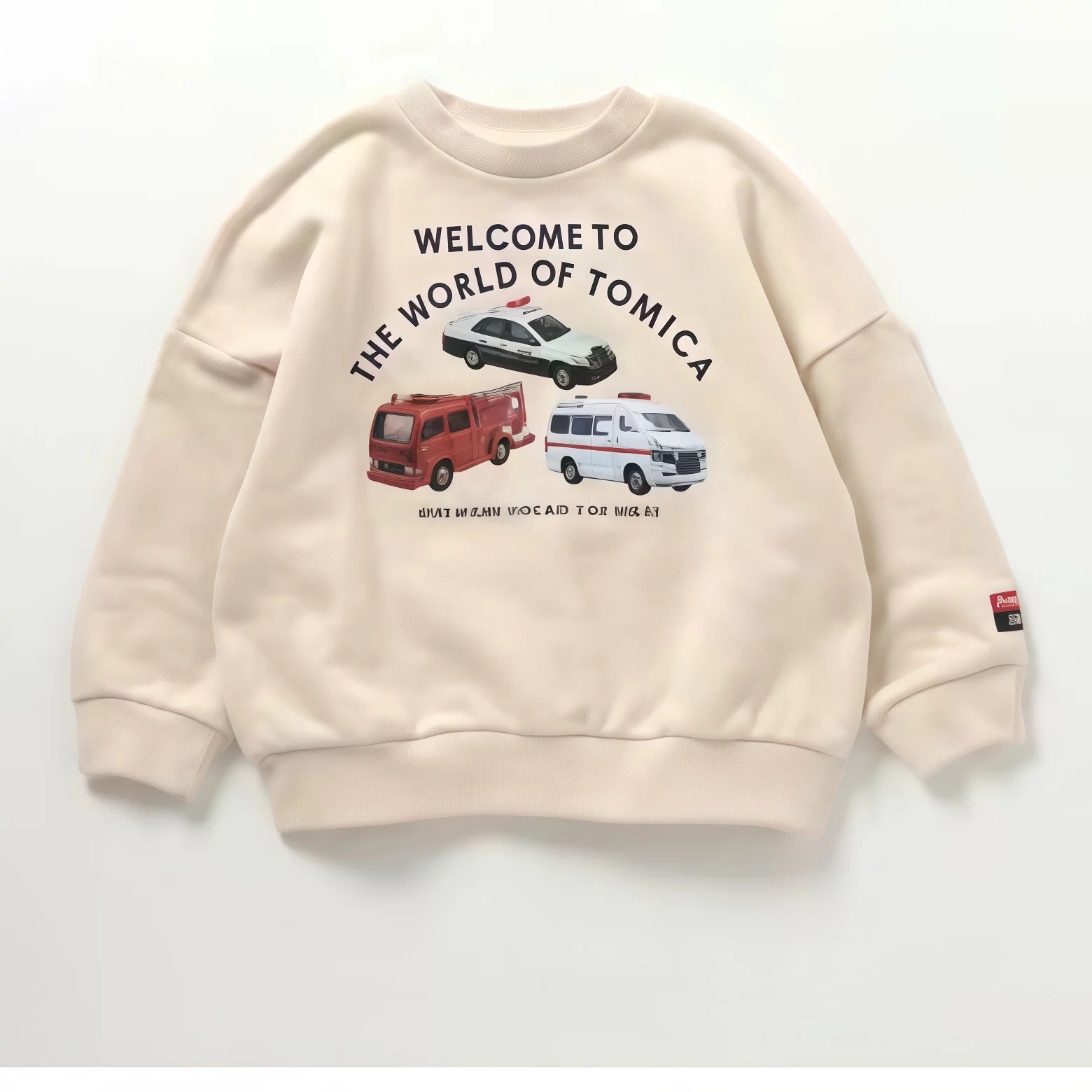 B0112 車車米色衛衣