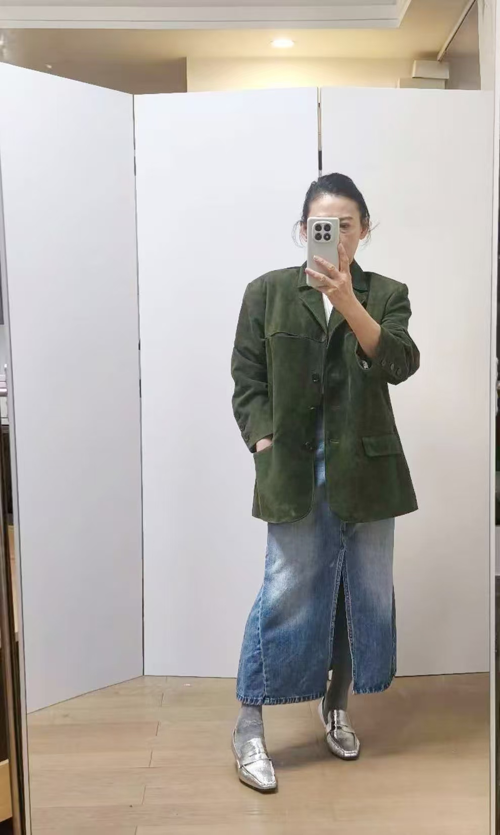 #4001， Suede Jacket 意大利羊猄皮西装外套