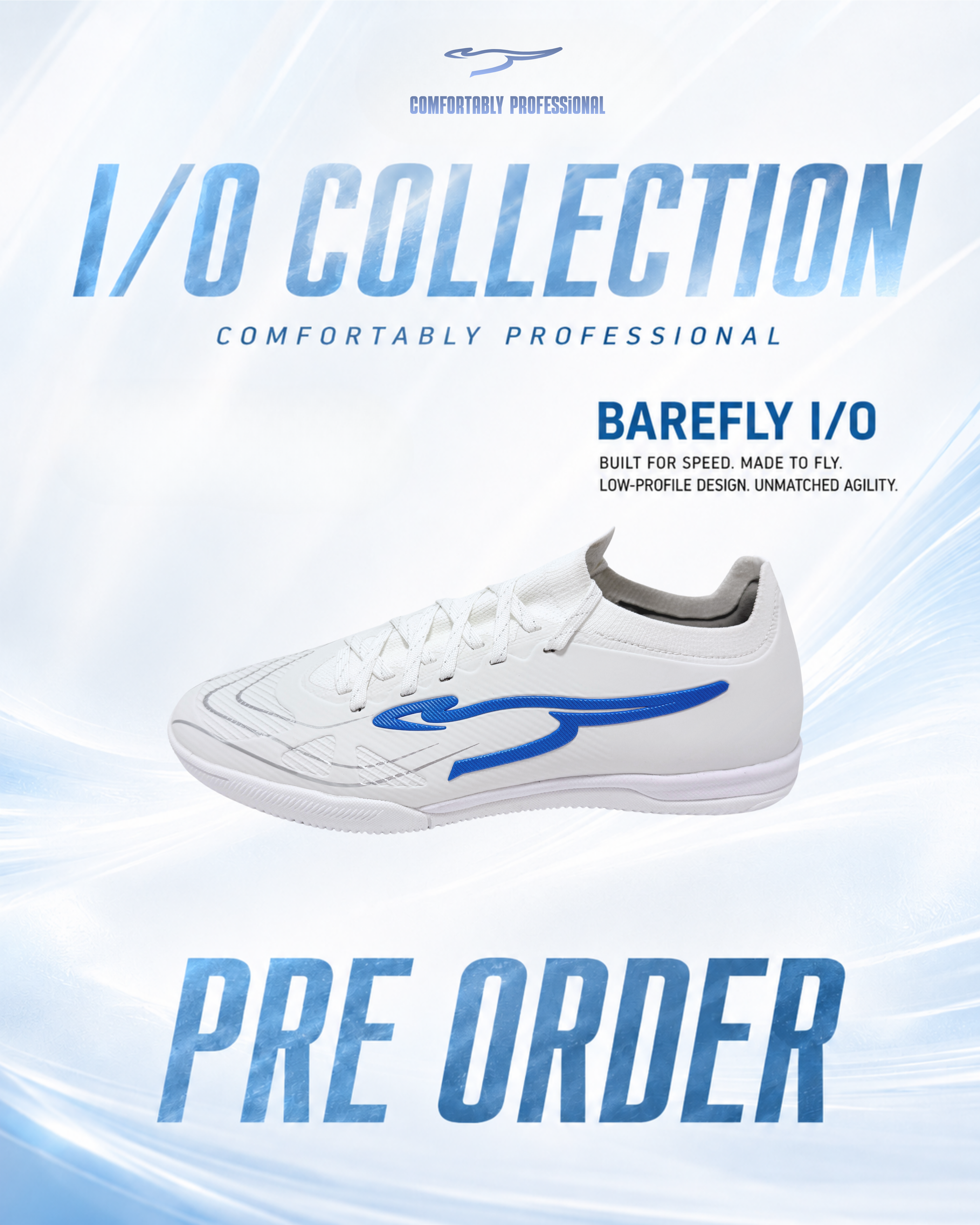  (預售 Pre Order) CADDY BAREFLY I/O 平底足球鞋｜Regular及Wide楦｜香港街場適用 | 平底BOOT