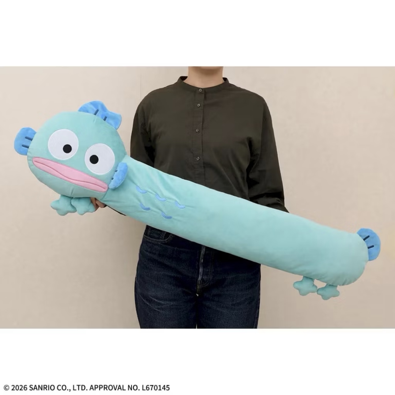 【日本】 SANRIO 水怪 超長攬枕