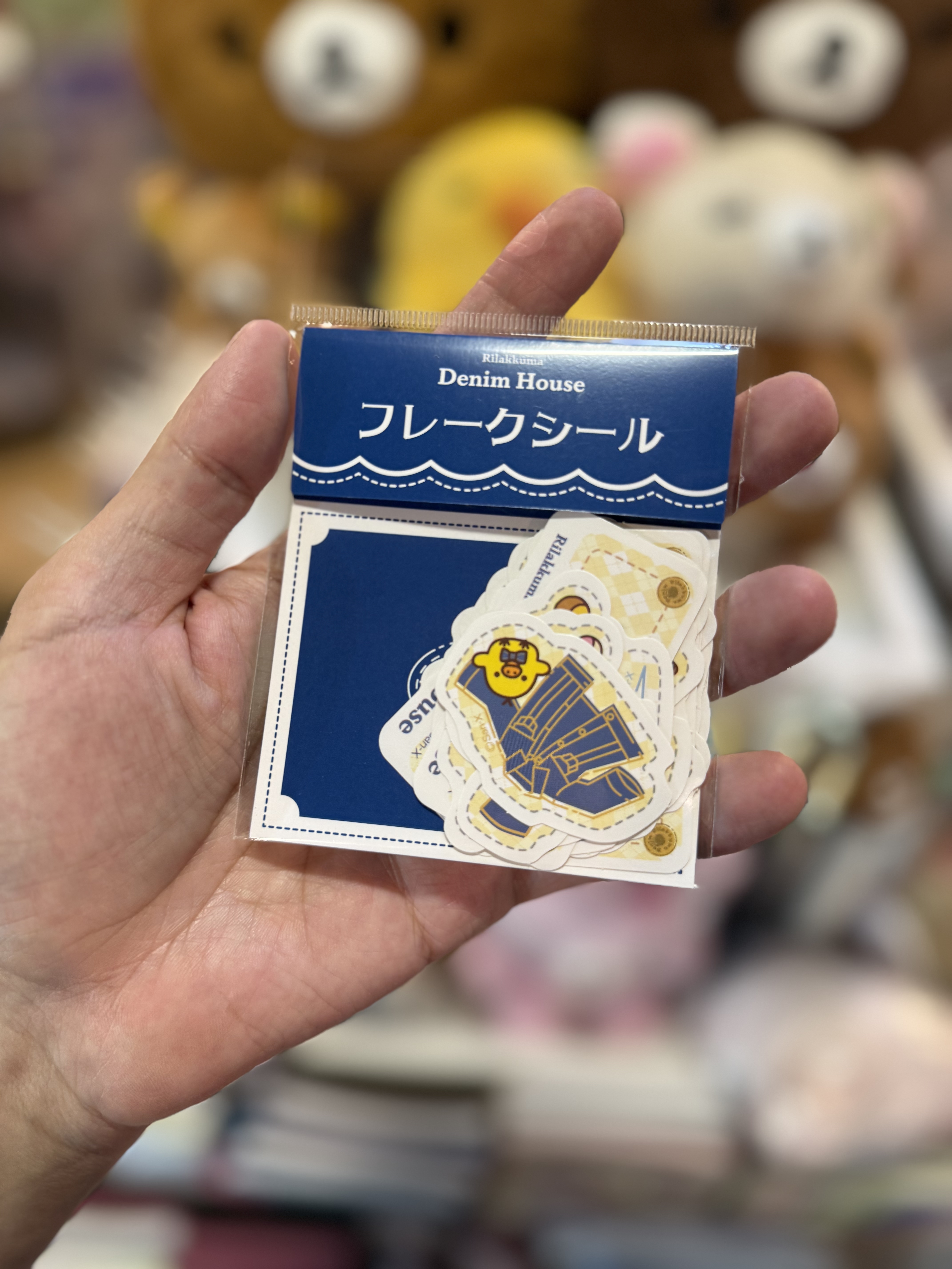 《現貨》全新日本倉敷/輕井澤店限定 牛仔工人褲系列袋裝貼紙