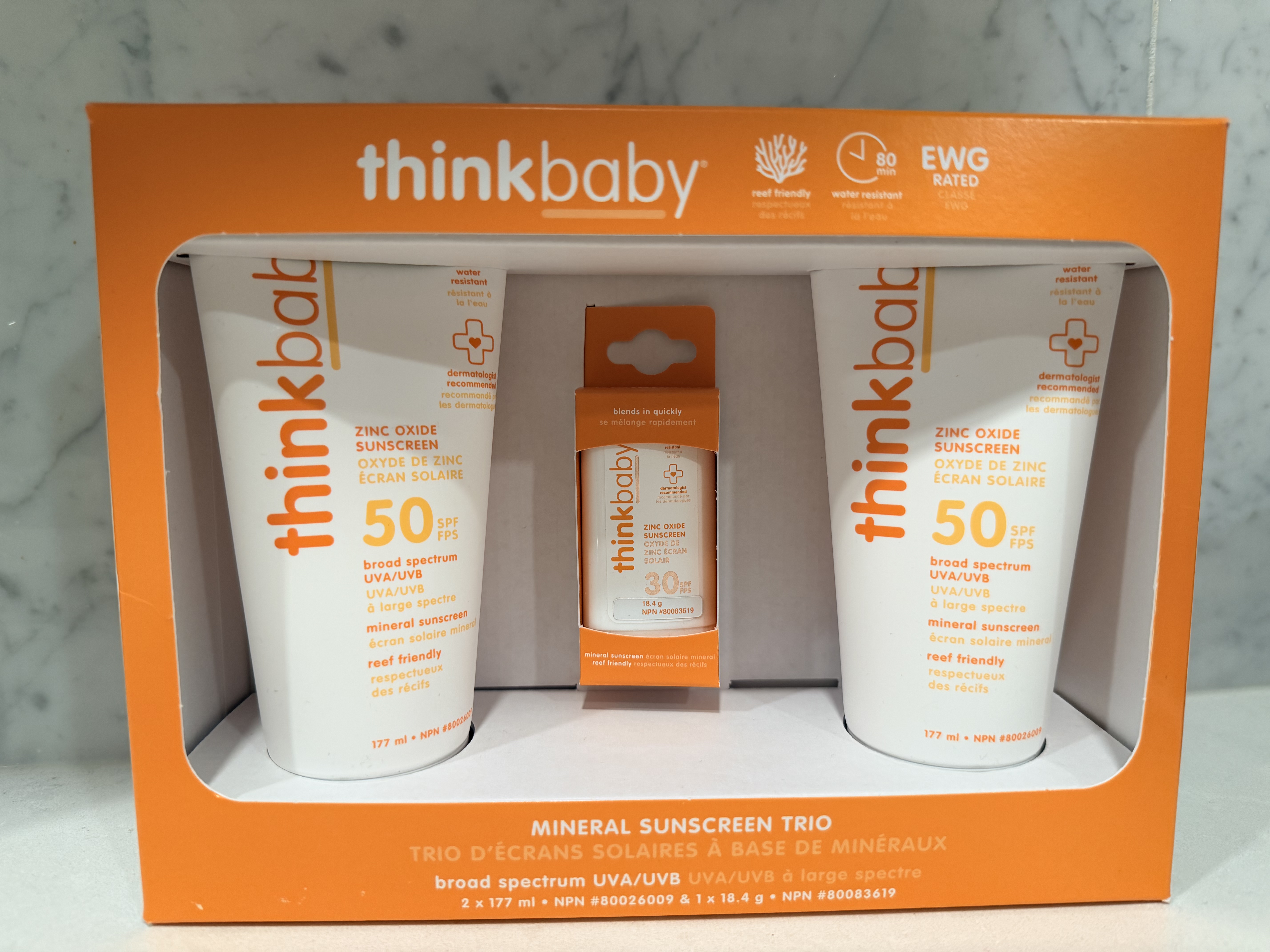 Thinkbaby SPF50 物理防曬組