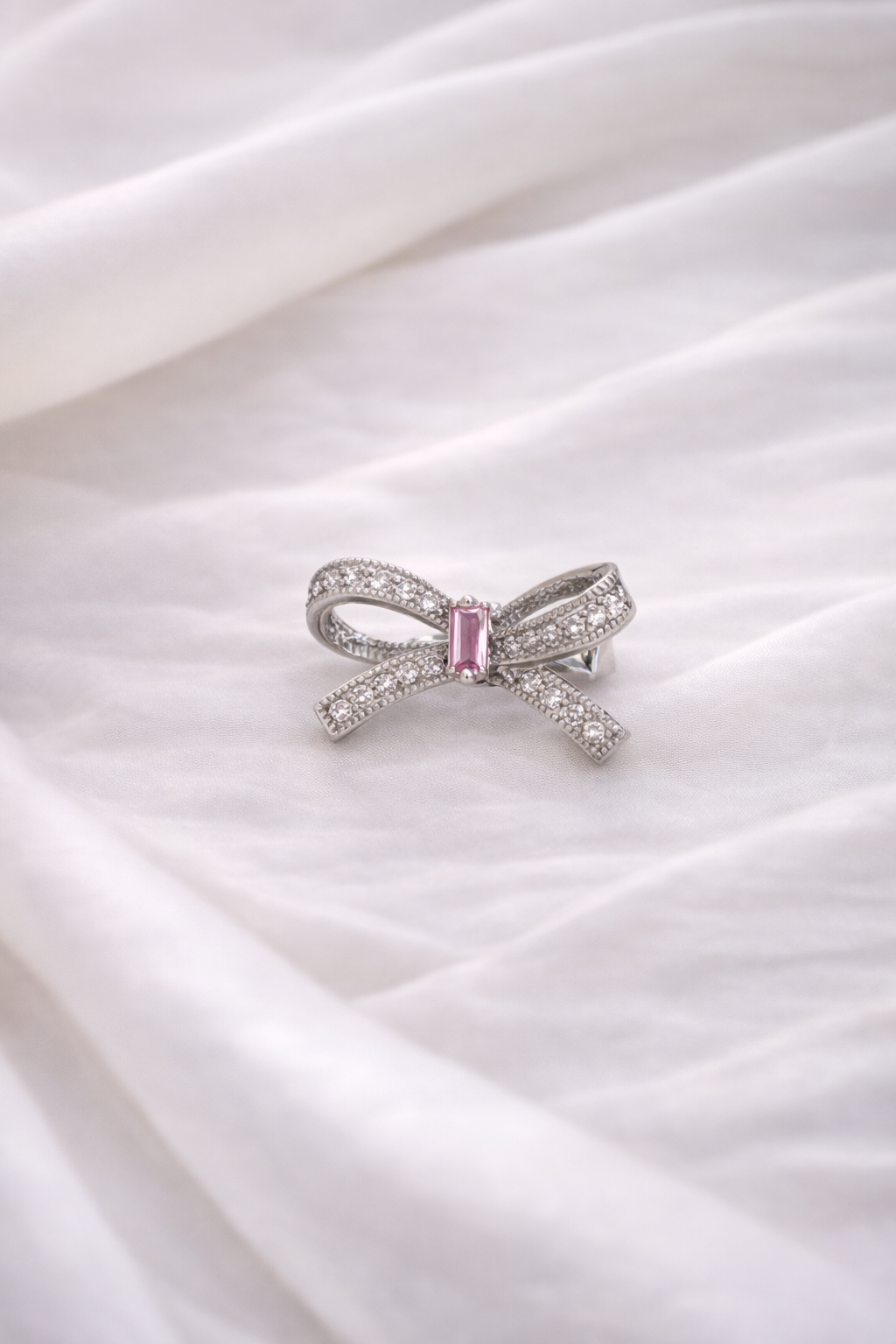 Swarovski Glittering Ribbon Brooch