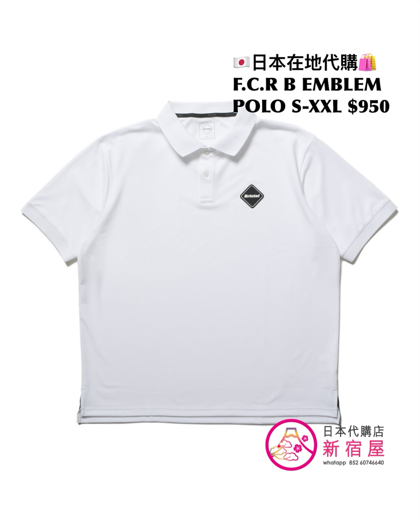 F.C.REAL BRISTOL EMBLEM POLO