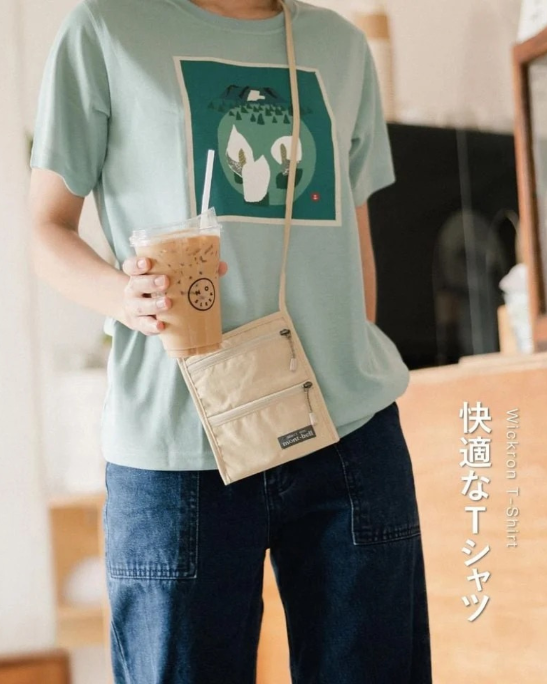日本代購【 2026新色 日本直送  montbell WICKRON 透氣 快乾 功能 T-Shirt 女裝 剪裁更修身 | Tee 恤 | mont-bell 】