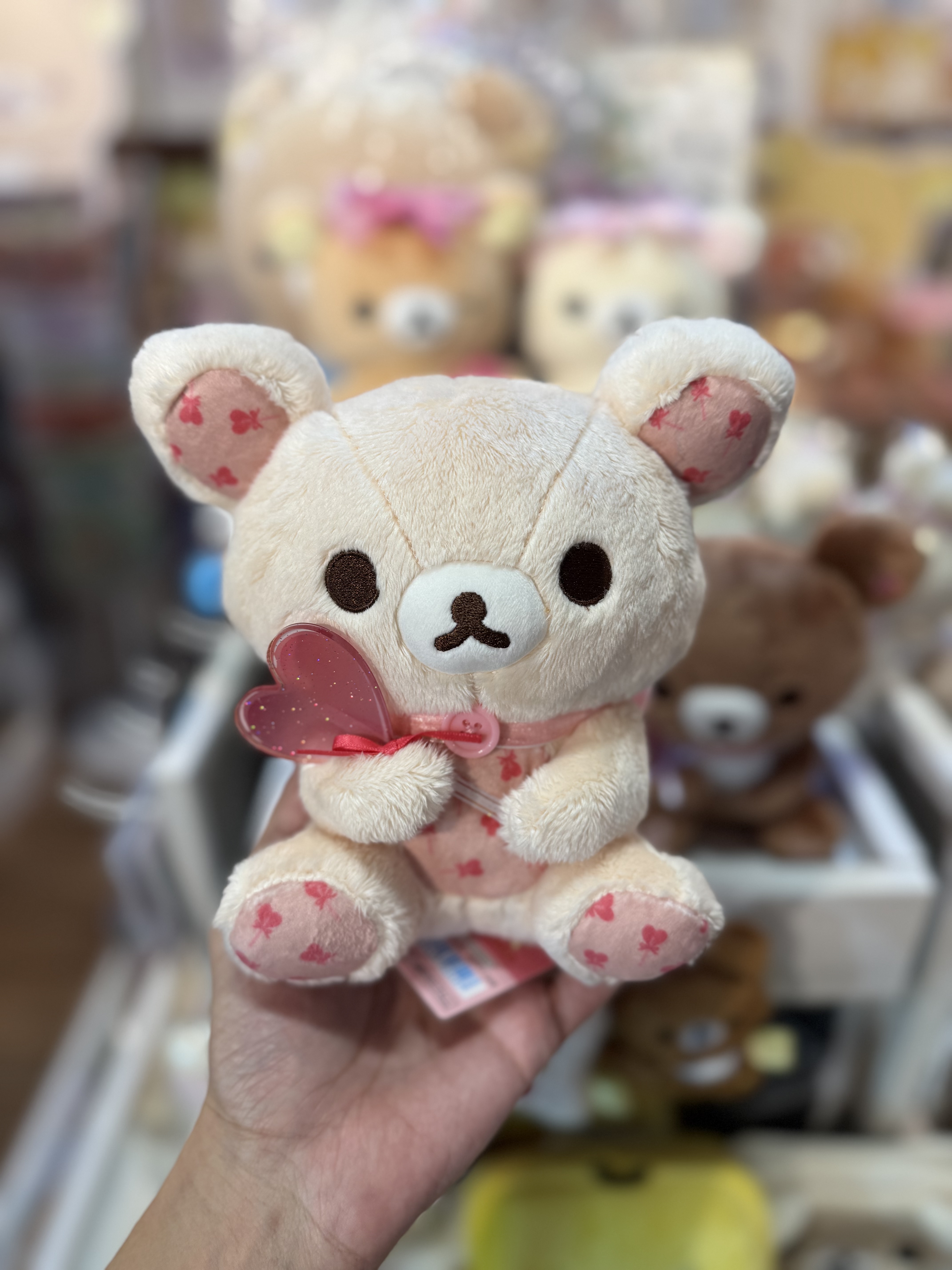 《現貨》全新日本專店限定 Rilakkuma情人節造型公仔
