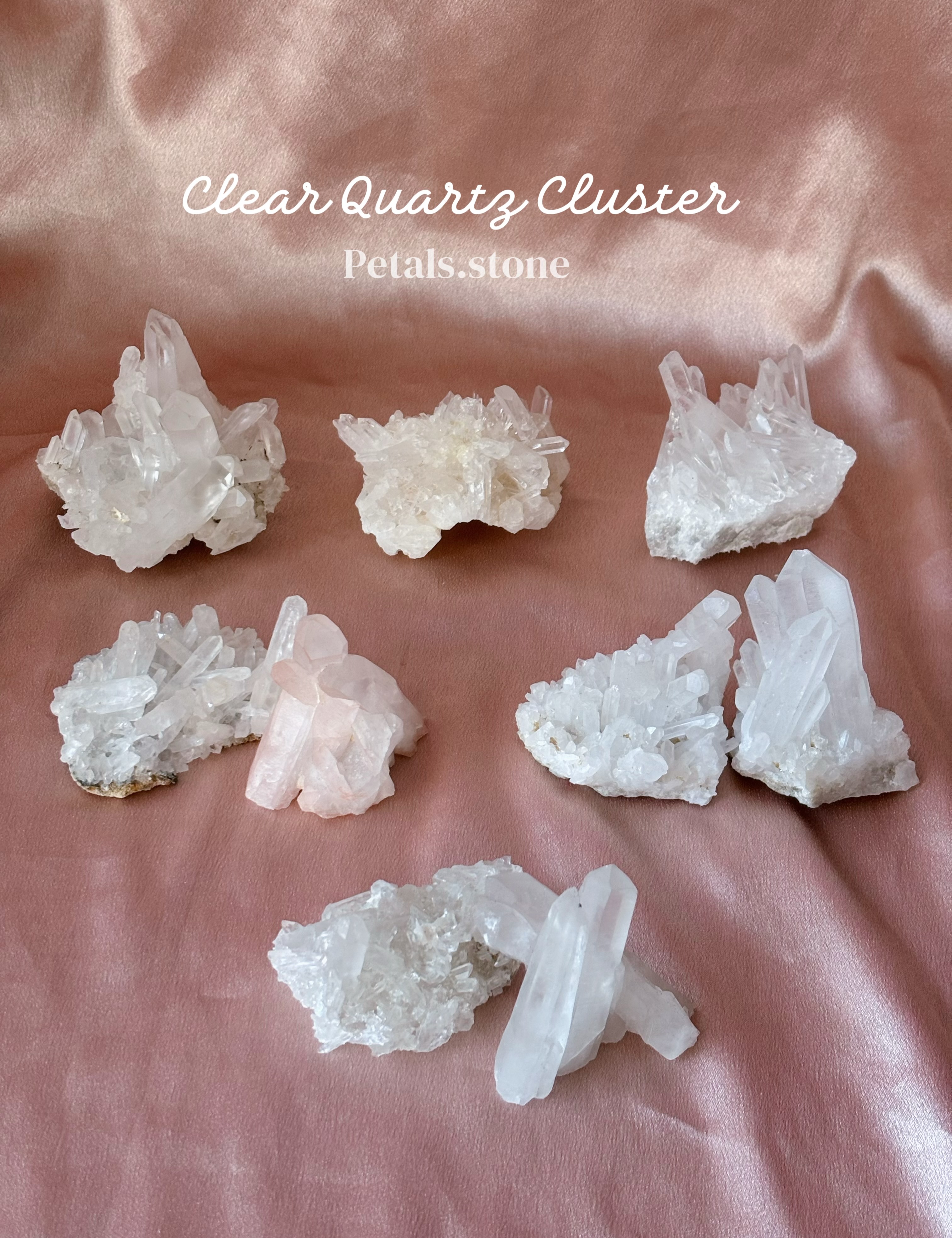 🤍Clear Quartz Cluster | 精緻白晶簇📎