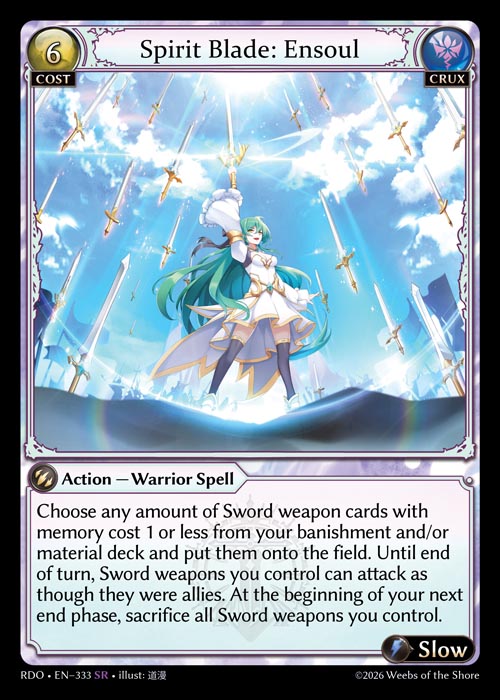 Spirit Blade: Ensoul / RDO-333 (SR)