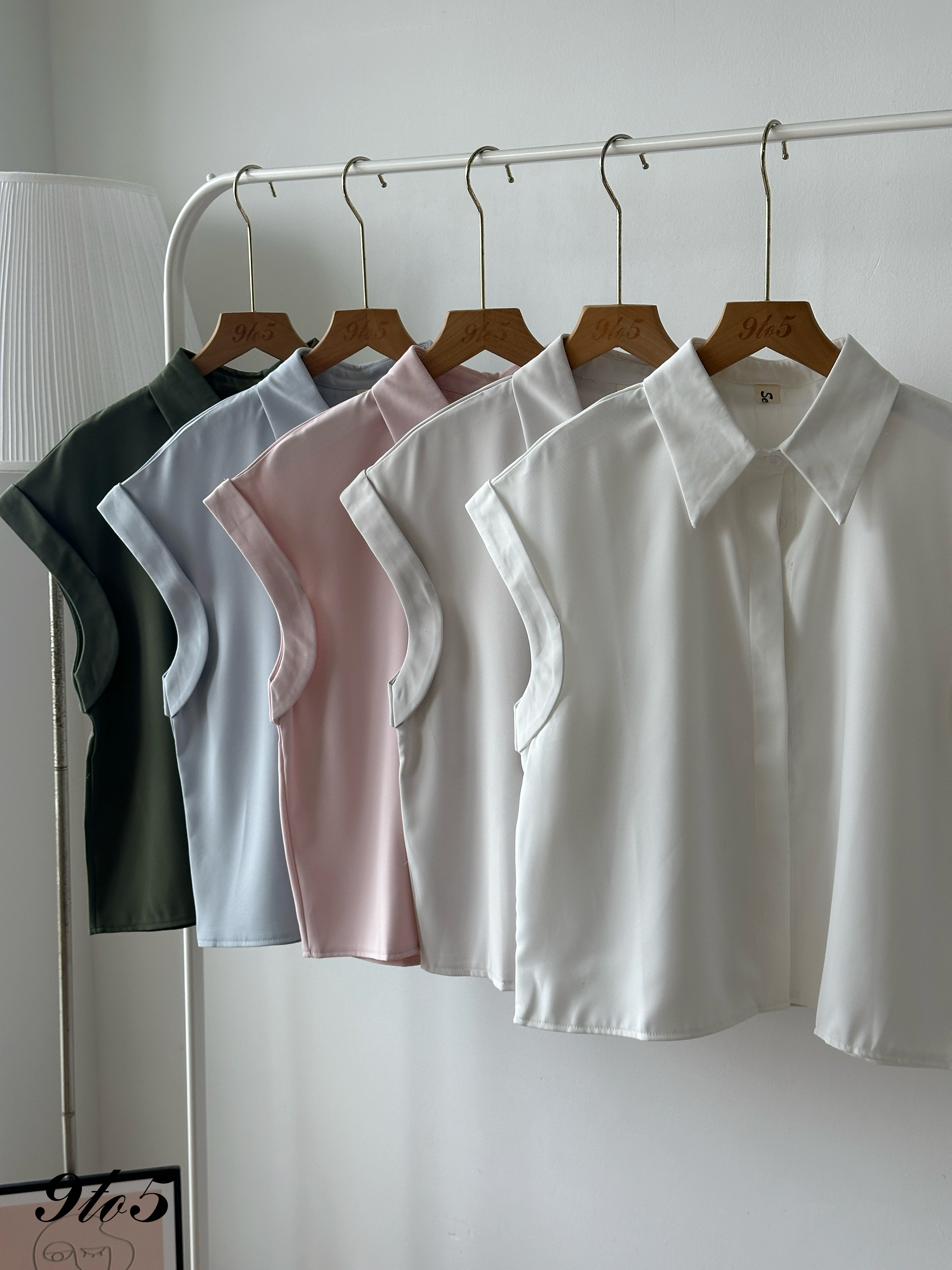 T4396 Cape Sleeve Shirt - 5 Colors 