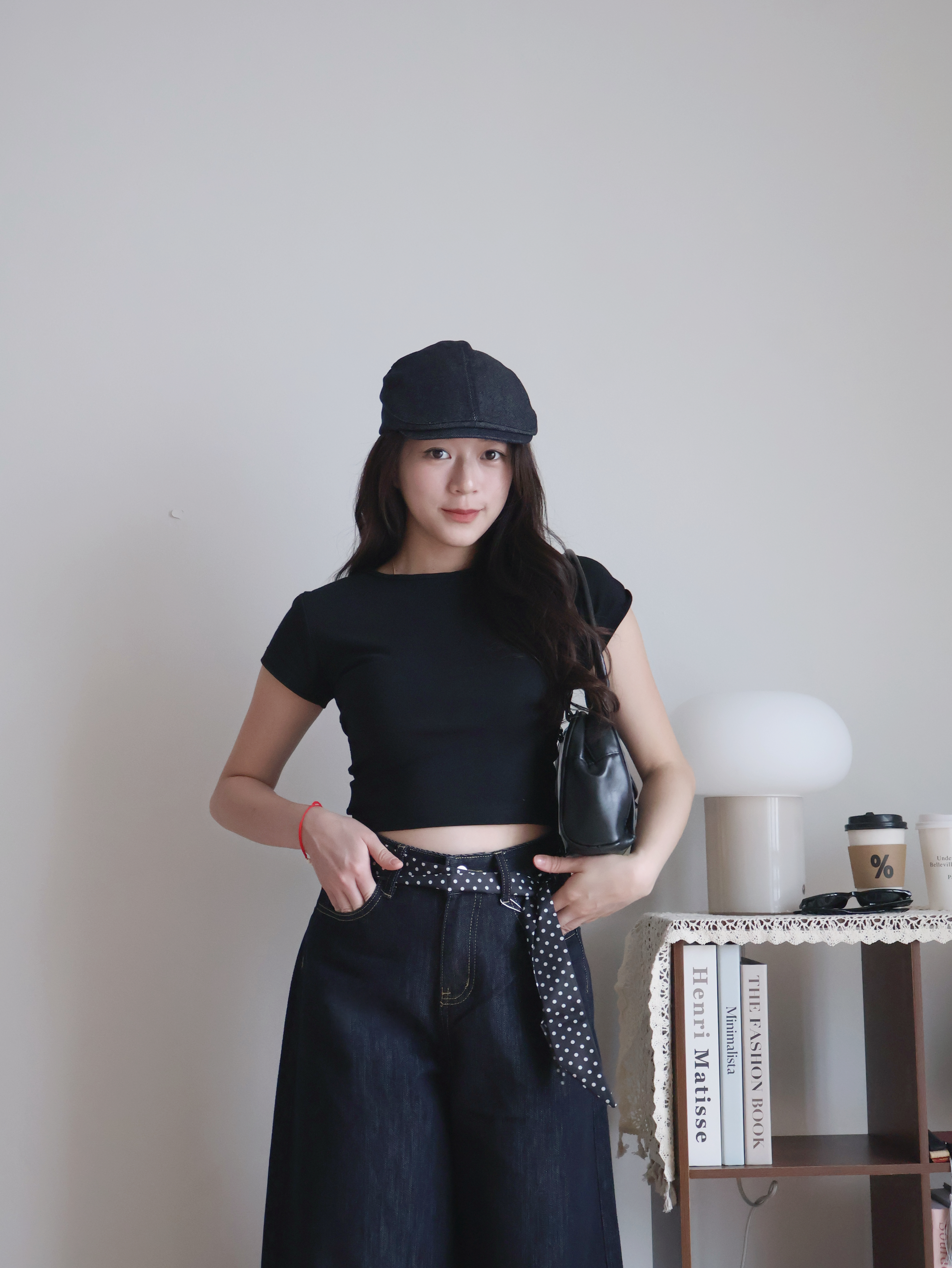 Kyle Cropped Top | Black