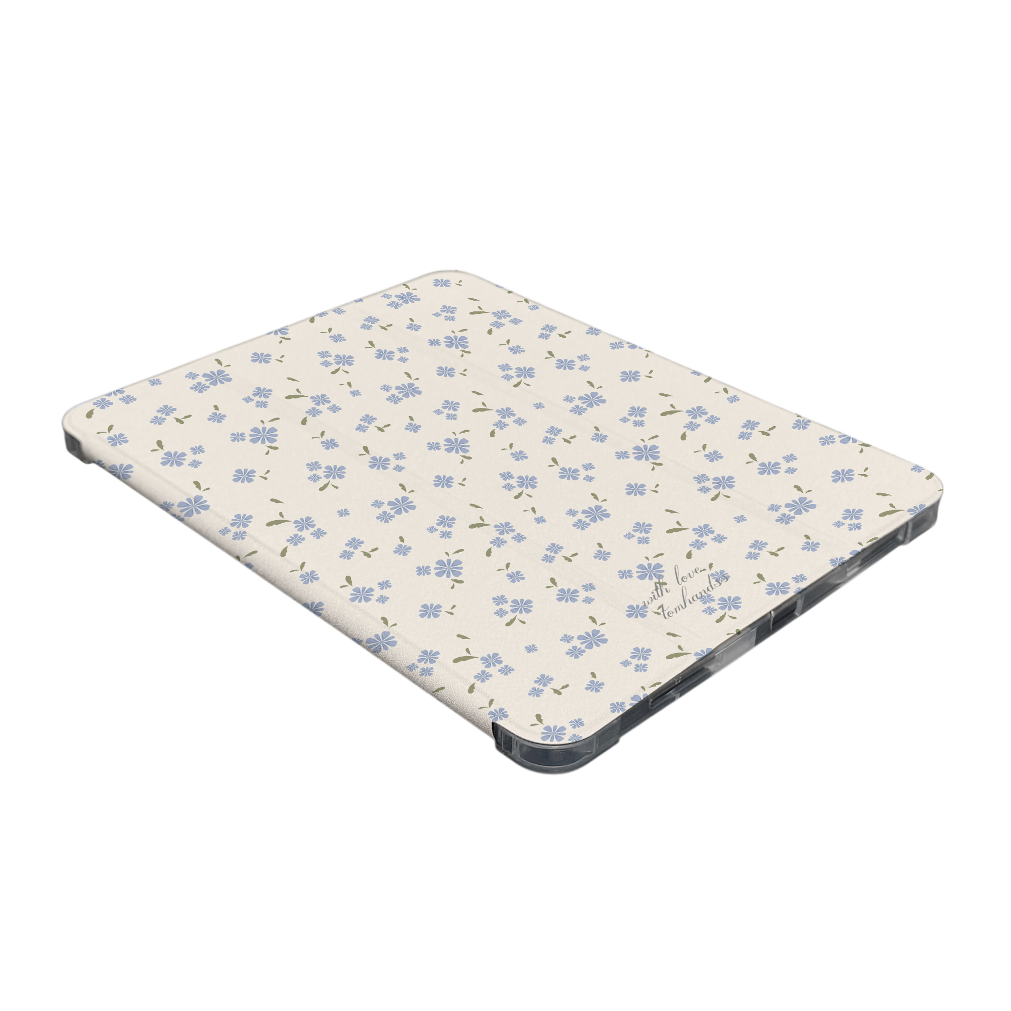 【FlowerBox VOL.43】透明磨砂書本式 iPad Case