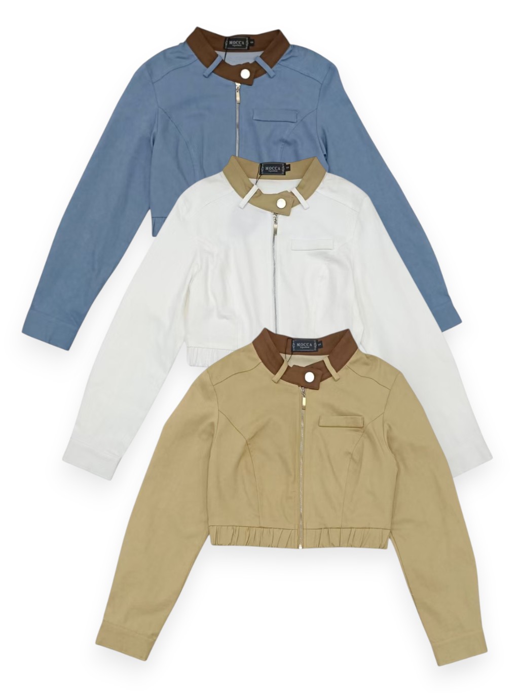 Faux Denim Jacket M248