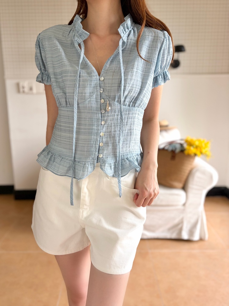 Everyday White Denim Shorts