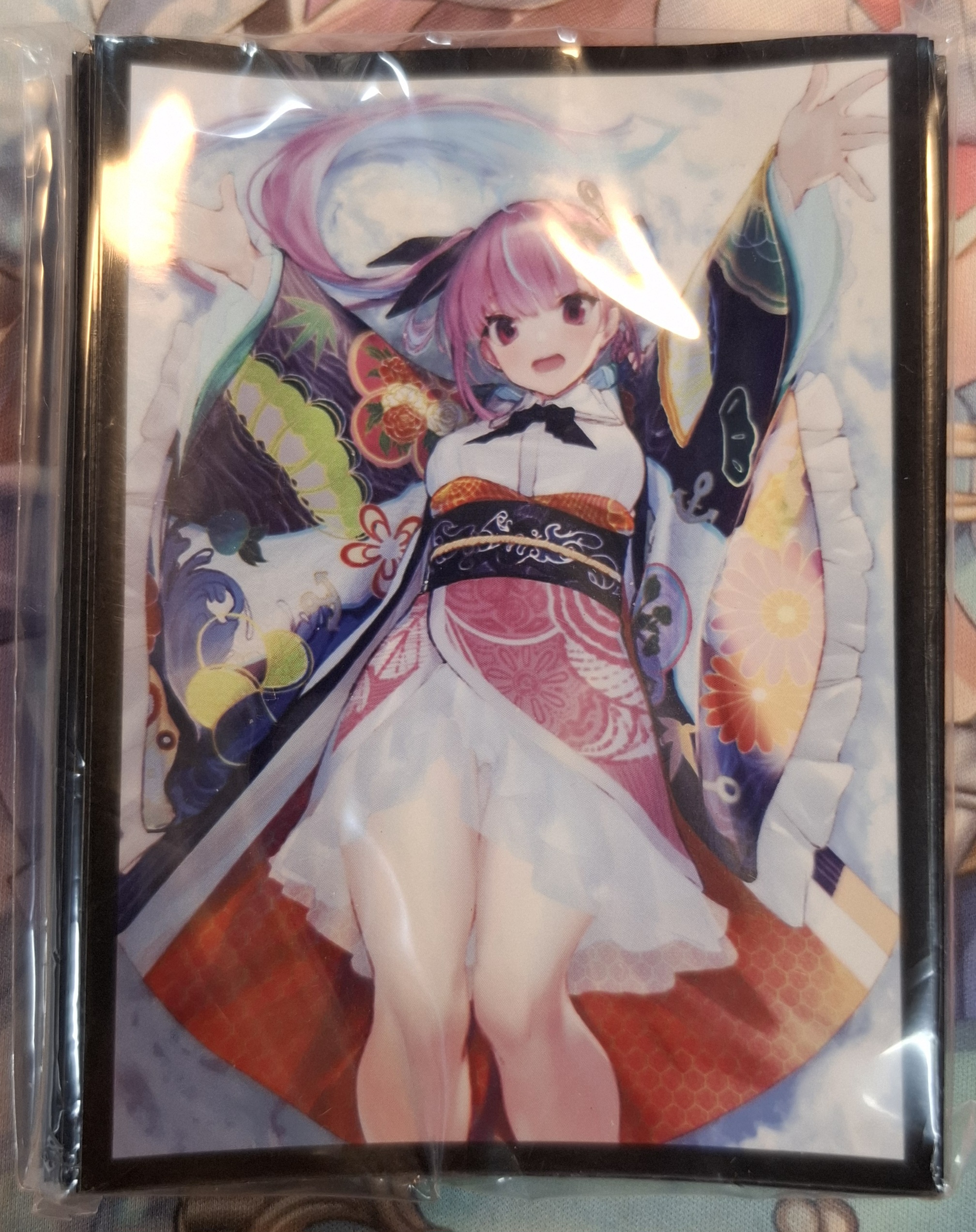 同人卡套 混亂女神 - Hololive - Minato Aqua - 和服 -