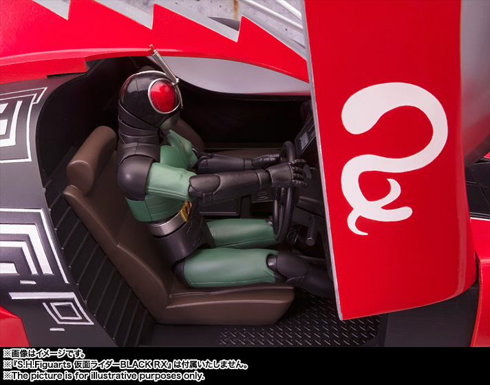 (行版) Bandai S.H.Figuarts 幪面超人 BLACK RX 超能電子車 SHF Rider BLACK RX Ridoron (2015)