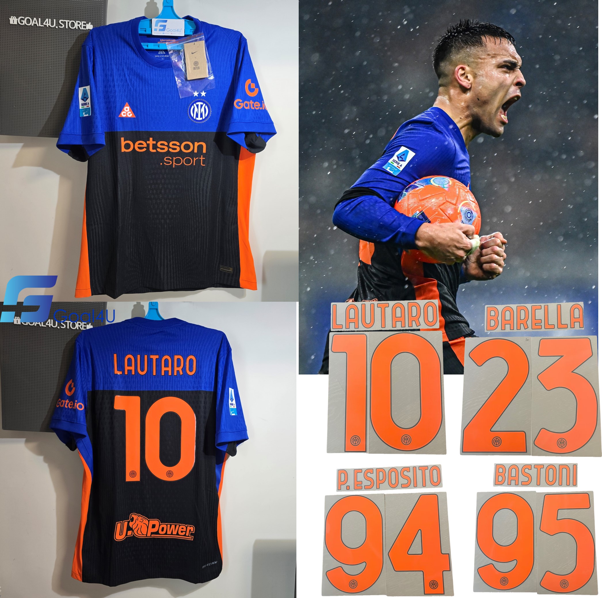 "米蘭冬奧別注版" Nike Inter Milan 國際米蘭ACG 四客球員版球衣 IB3141