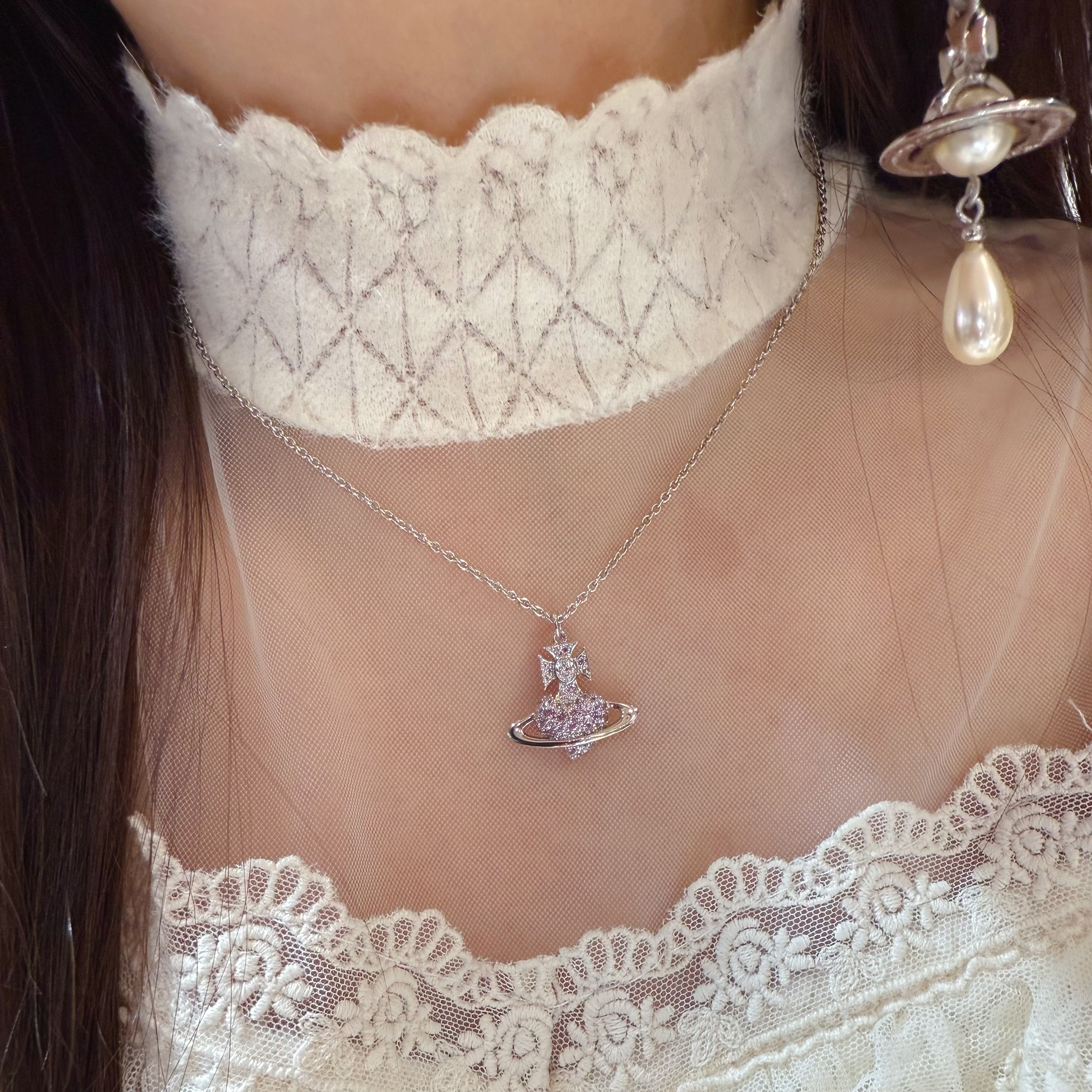 VW Agnatha necklace S/purple