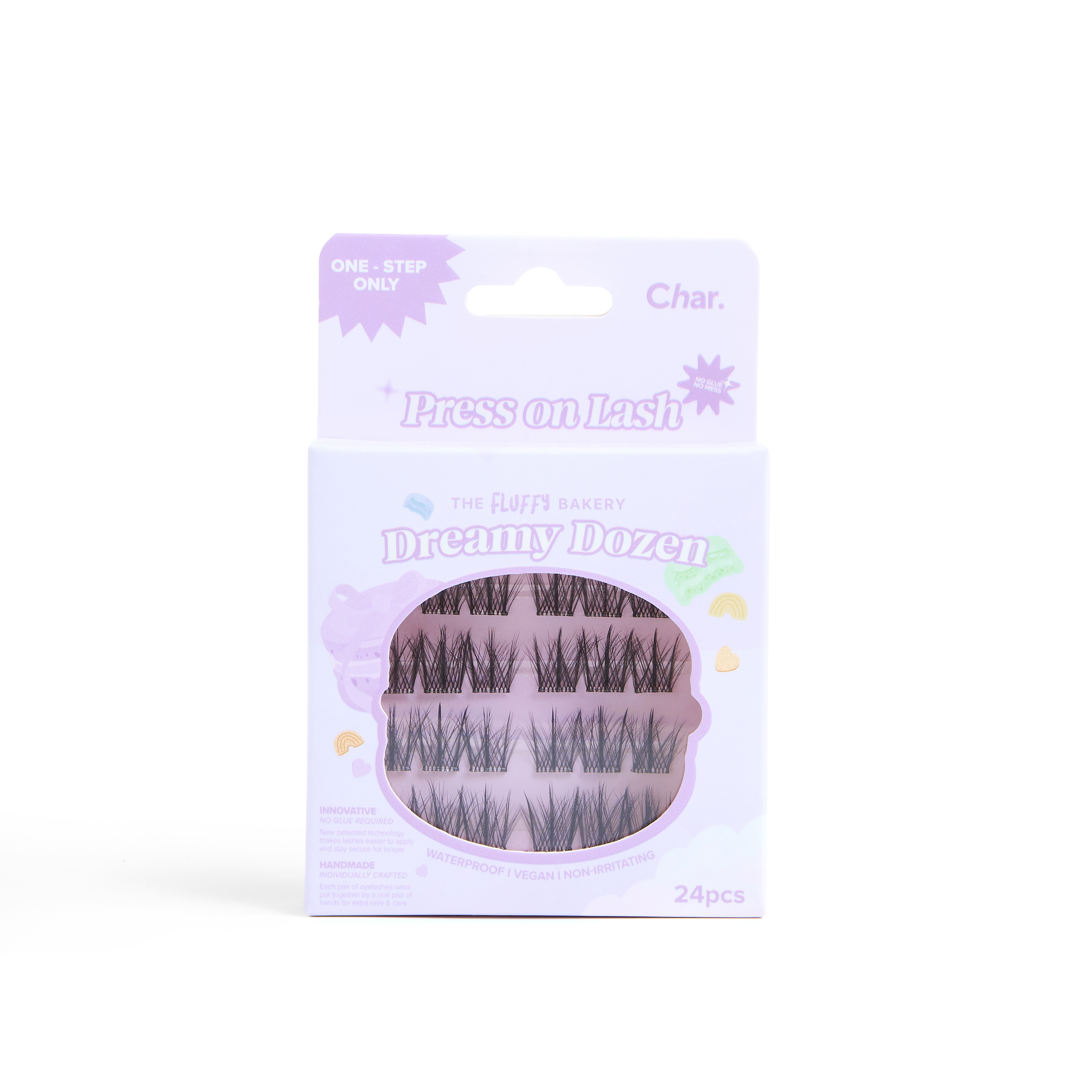 Char. Fluffy Bakery系列 柔軟假眼睫毛（Dreamy Dozen 24PCS）