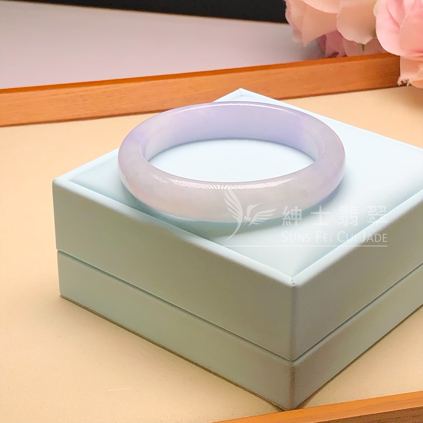 會卡紫羅蘭貴妃鐲51.6mm