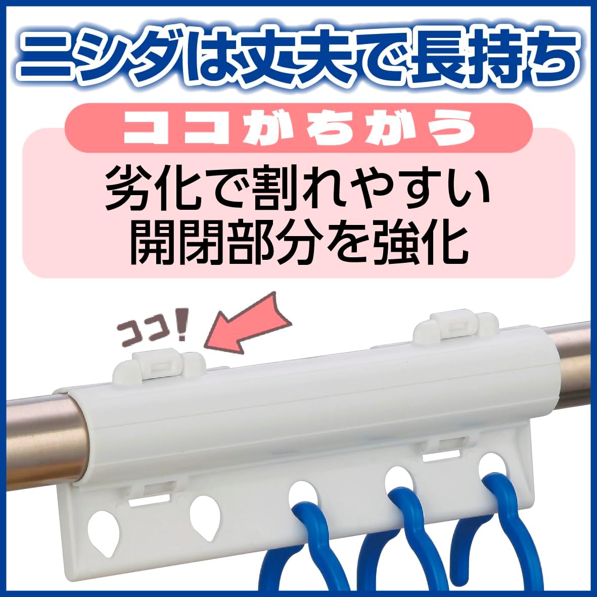 🔥🔥【日本直送《NISHIDA》耐曬防風固定夾2件組】