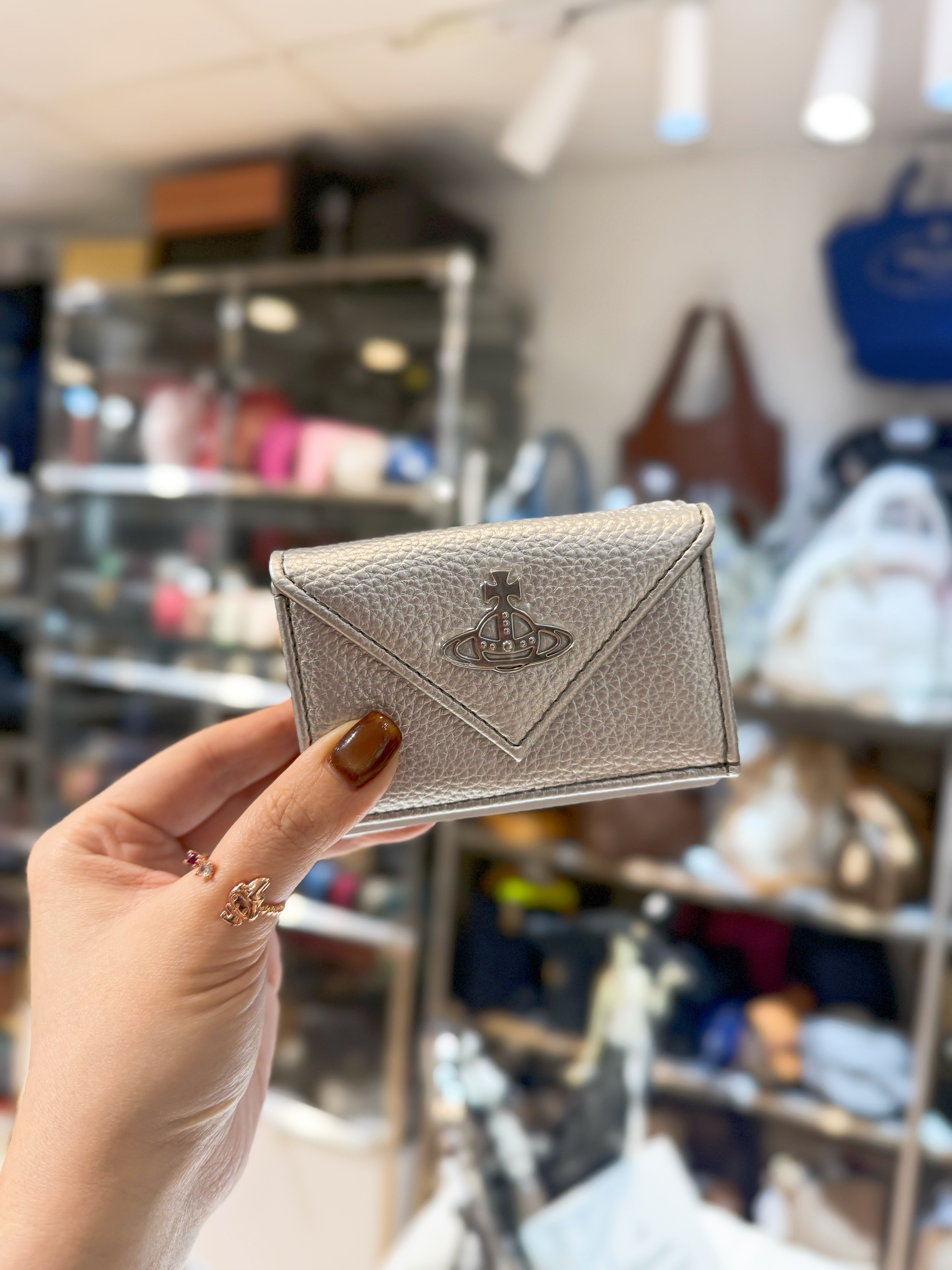 Vivienne Westwood mini wallet silver