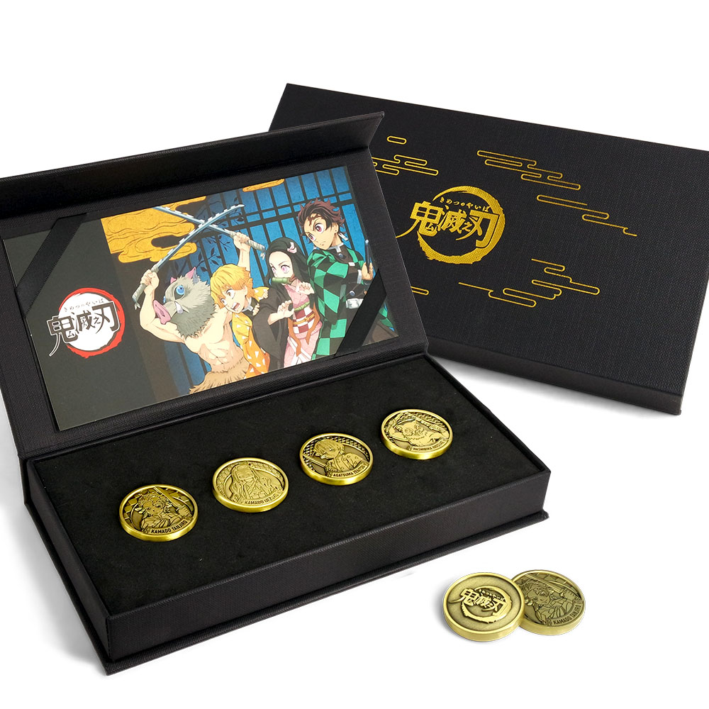 📦訂購 台灣限定 STORY 故事銀飾 鬼滅之刃 精裝版紀念幣珍藏套裝