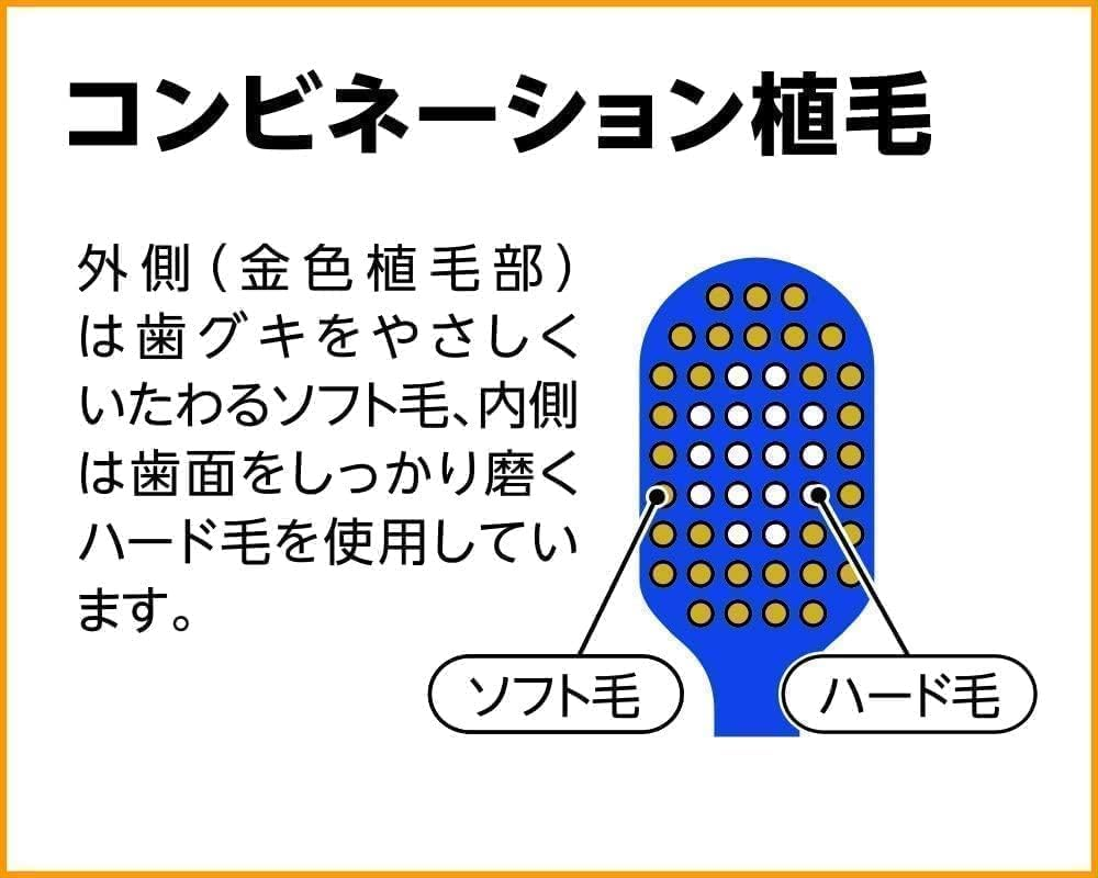 【日本 Ebisu 惠比壽】6列硬毛寬頭牙刷 (63) 顏色隨機 