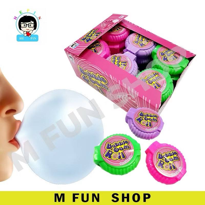 Seahorse bubble tape Bubble Gum Roll mixed fruit 24pcs