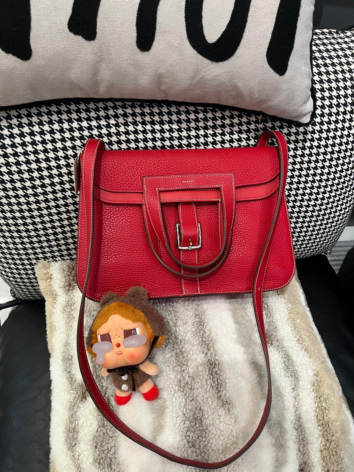 Hermes Halzan 31,STAMP T,100%Authentic ,98%new ✅dust bag  