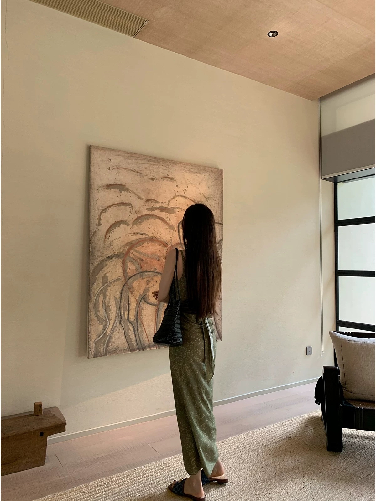 D10057吊带方领裙