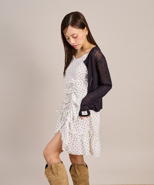 Lace抽繩吊帶外搭【JOT003】