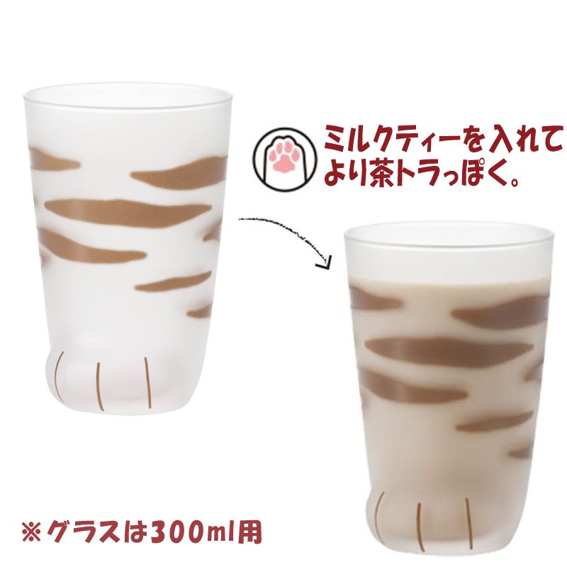 日本製 Aderia 石塚硝子 Coconeco 親子貓腳造型玻璃杯套裝 【全三種】- S6326