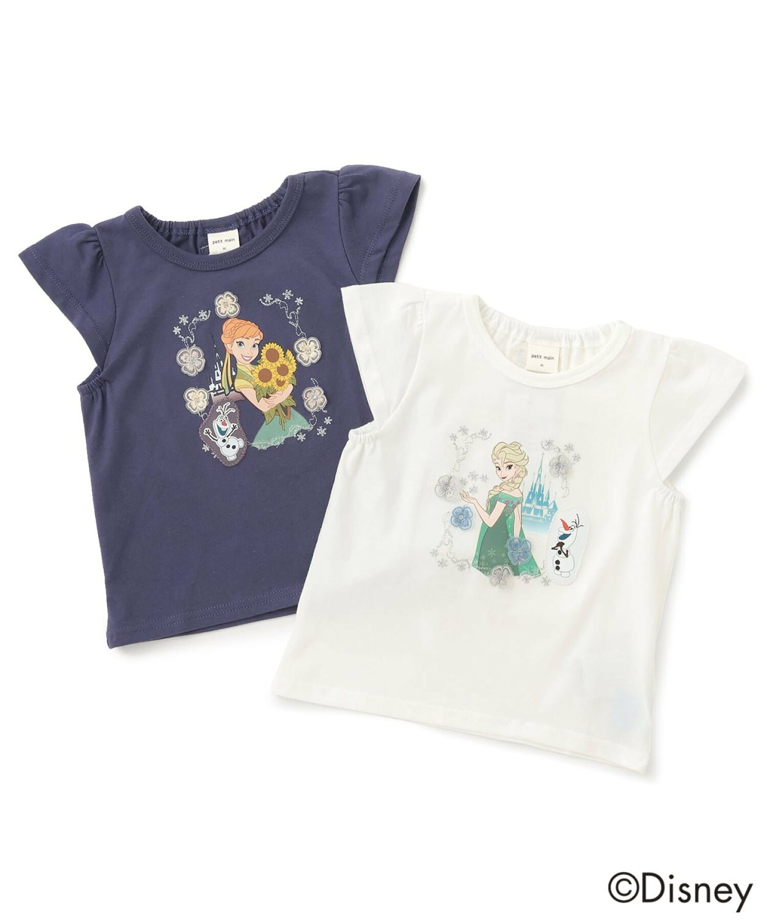 🆕【⭐訂購⭐】🌀🇯🇵 日本直送🇯🇵 #DisneyPrincess 立體花朵 貼花 刺繡 荷葉邊 短袖tee［5款選］🌀 [ELEA-0205][260623]