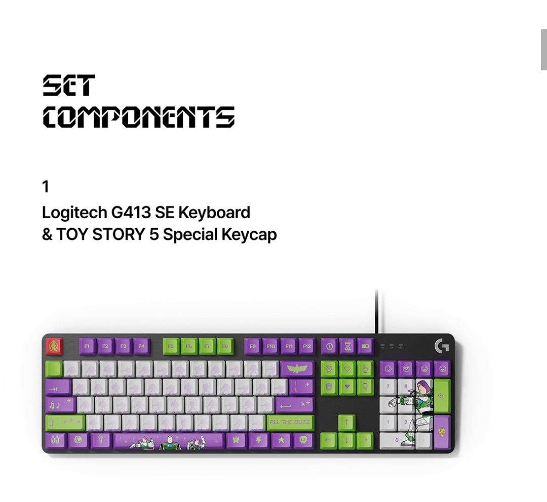 🚀 Logitech × Toy Story 巴斯光年限定版｜鍵盤滑鼠套裝 💜💚