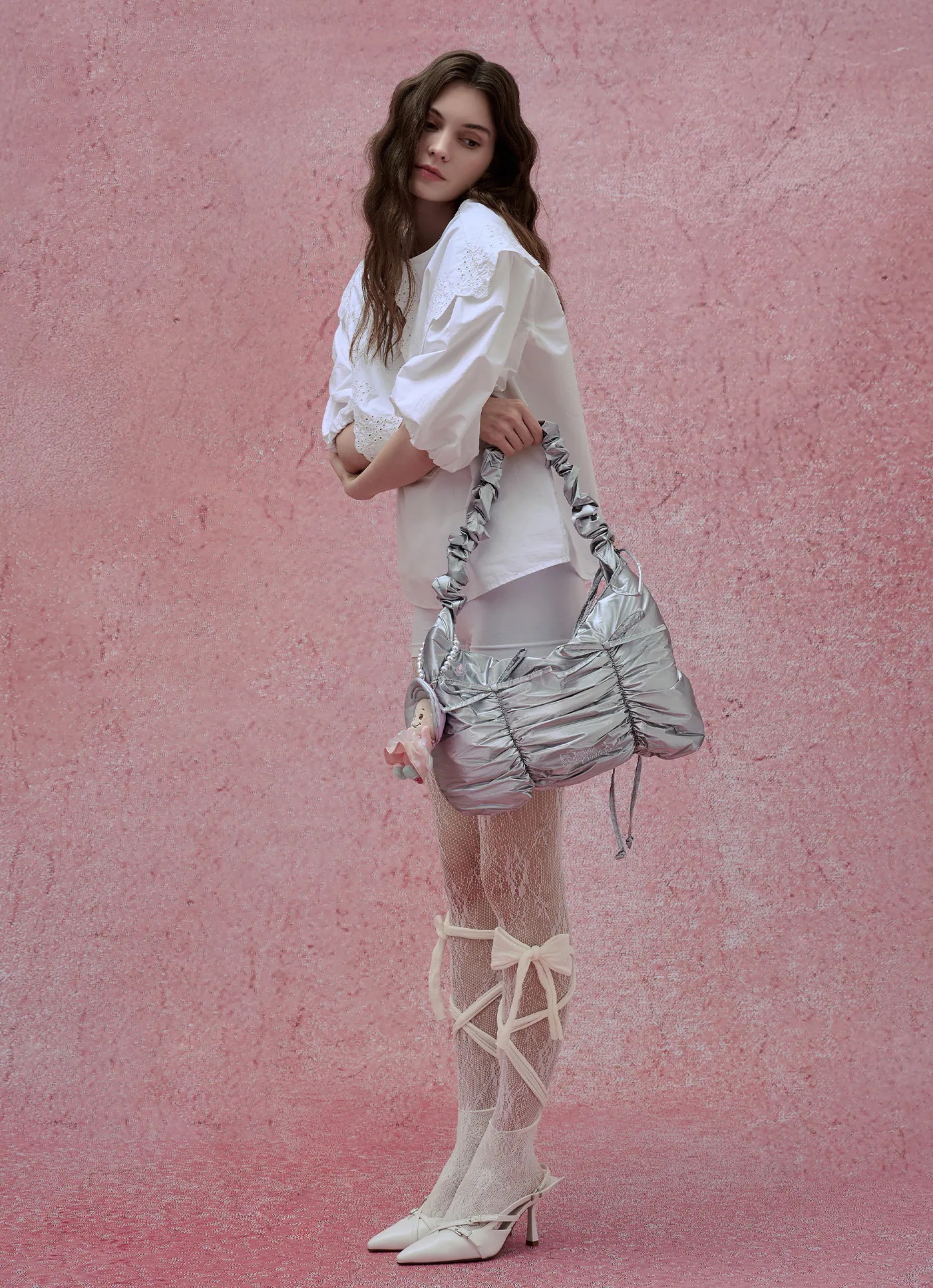 📦訂購 台灣代購 Disney 迪士尼 愛麗絲夢遊仙境 Baby Oysters 生蠔BB 蝴蝶結抽繩肩背包