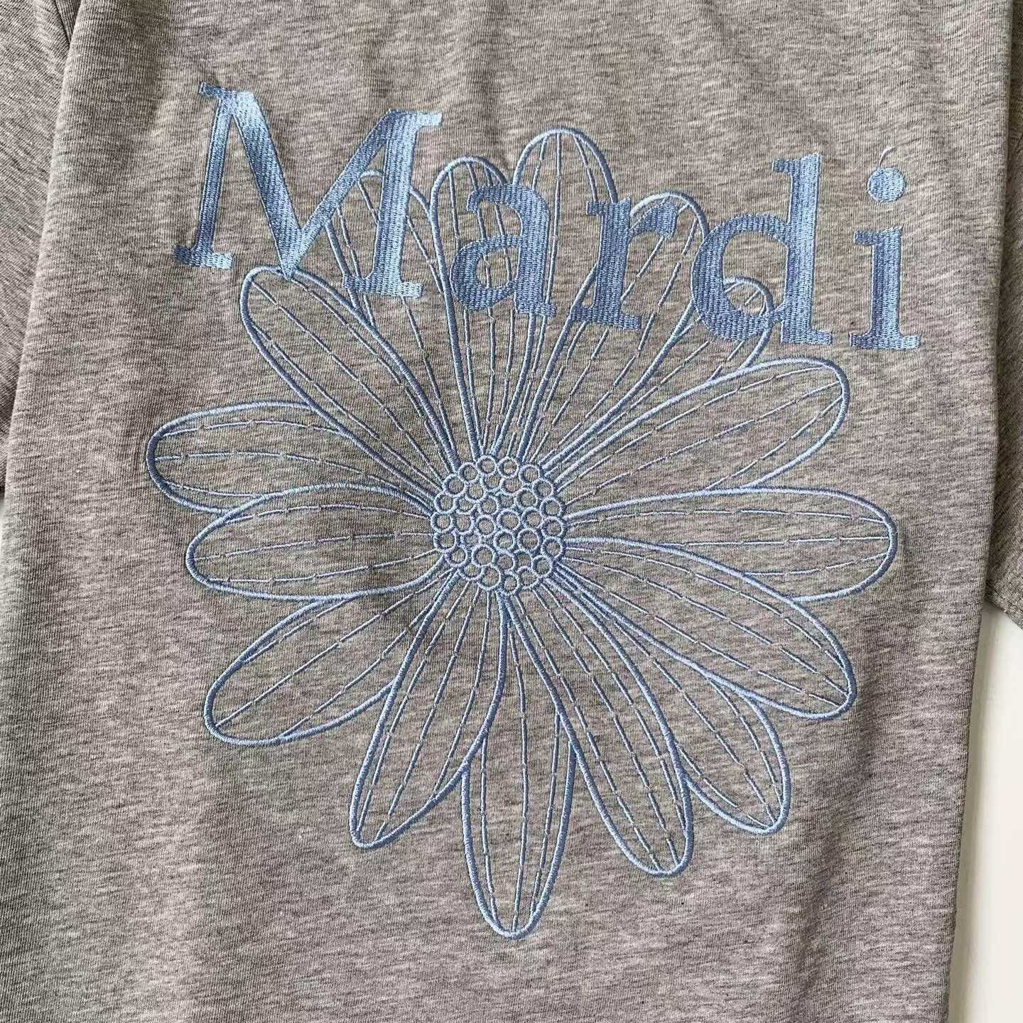 預訂 MARDI MERCREDI EMB FLOWERMARDI 短袖Tee [貨號26A380]